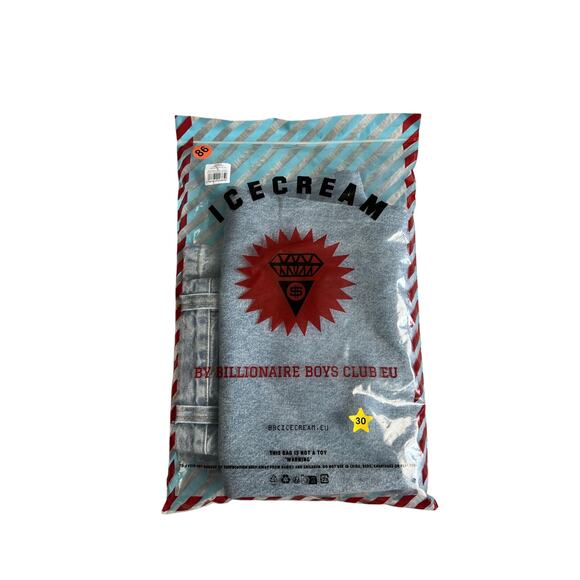 Ice cream Running Puppy Patch Triple Scoop baggy Jeans Heavy Wash Blue size 30 - Picture 8 of 16